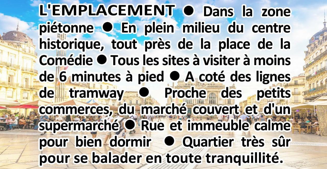 Comedie Musee-Fabre Parking Offert Climatisation Apartment Montpellier Exterior photo