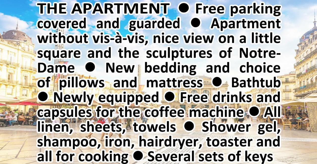 Comedie Musee-Fabre Parking Offert Climatisation Apartment Montpellier Exterior photo